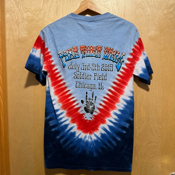 Grateful Dead Fare Thee Well Captain Trips Tee Shirt - Picture 2 of 4